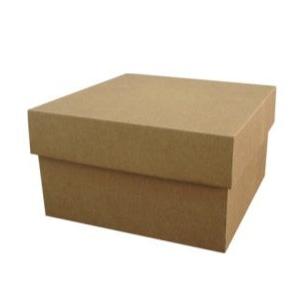 Caixa Ecológica em Cartão KRAFT 20,5x20,5x12cm