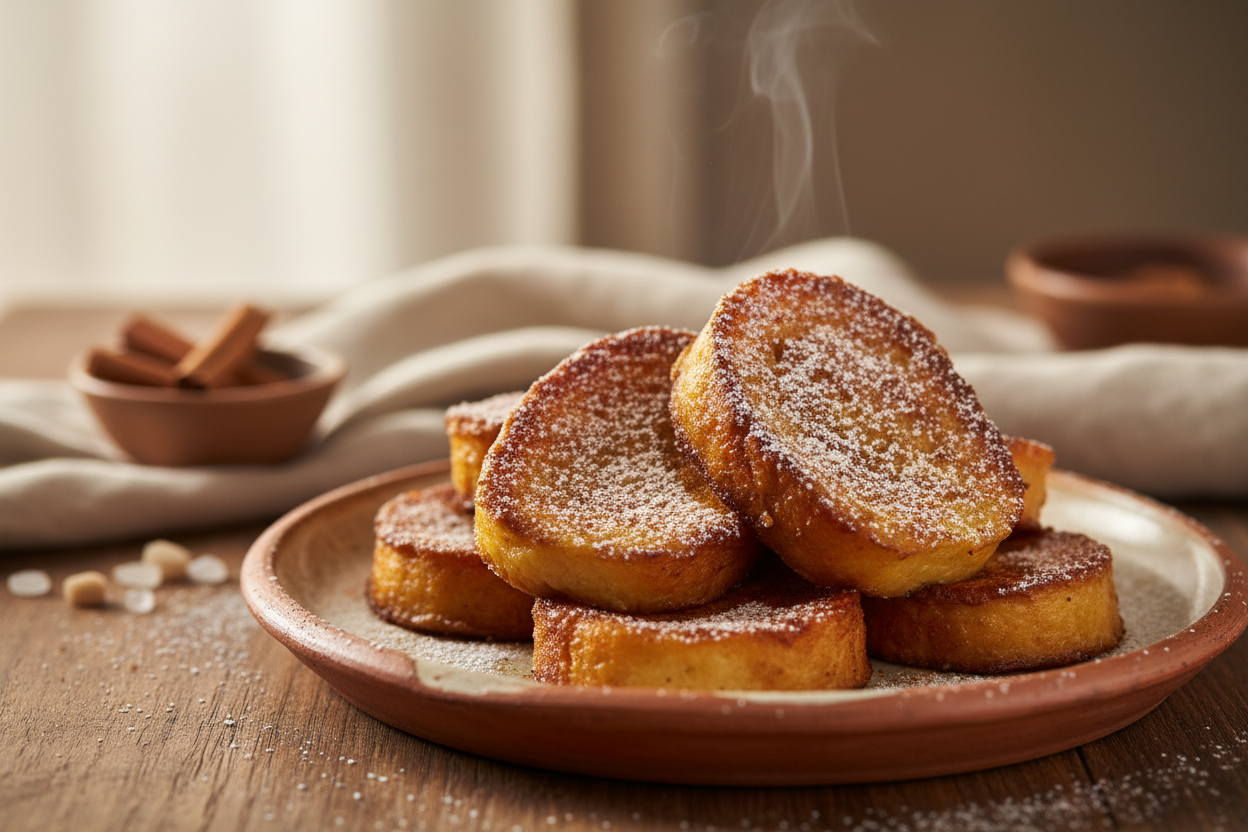 Sabia que... pode fazer rabanadas menos calóricas?