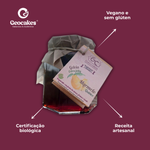 Geleia de Marmelo Biológica Geocakes — características: certificação biológica, vegano e sem glúten, receita artesanal