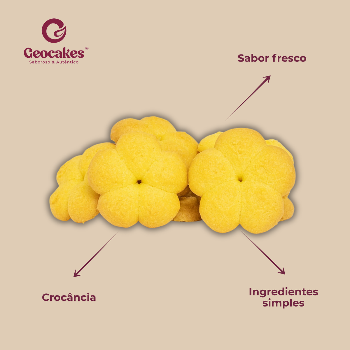Ingredientes e Sabores - Biscoitos de Limão a Granel