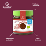 Doce Extra de Morango Biológico Sem Açúcar Geocakes — características: certificação biológica, produção artesanal, selo GeoFood