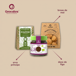Hora do Chá Bio Geocakes: broas de mel, doce de figo, erva príncipe