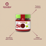 Doce Extra de Tomate Biológico da Beira Baixa – Sabor: textura cremosa, equilíbrio doce-ácido, sabor concentrado