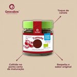 Doce Extra de Tomate Biológico Sem Açúcar Geocakes – Sobre o fruto: colhido no ponto certo de maturação, respeita o sabor original, toque de canela