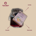Geleia de Marmelo Biológica Geocakes — ingredientes: limão, canela, marmelo