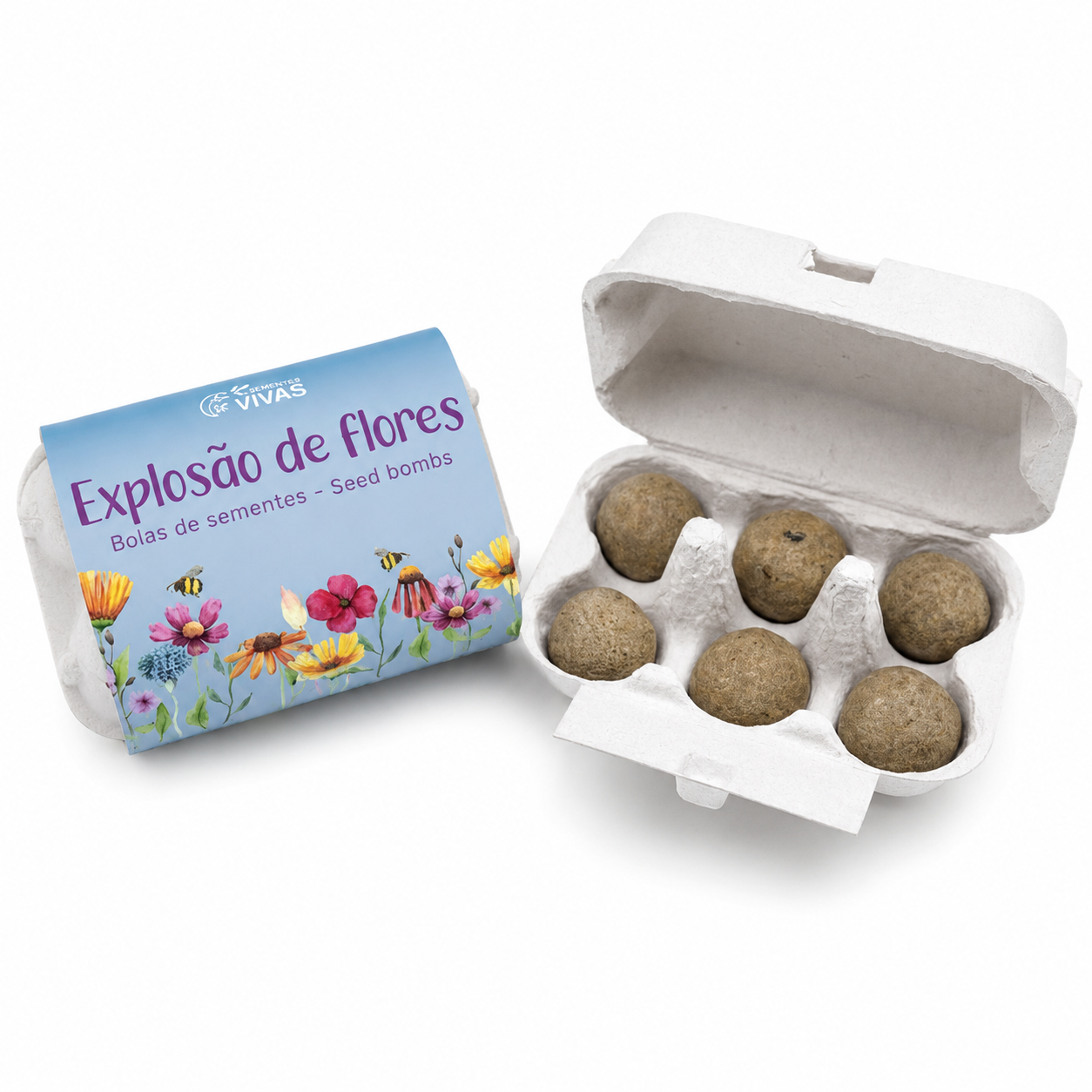 Bolas de Sementes de Flores, Bio e Demeter (caixa de 6)