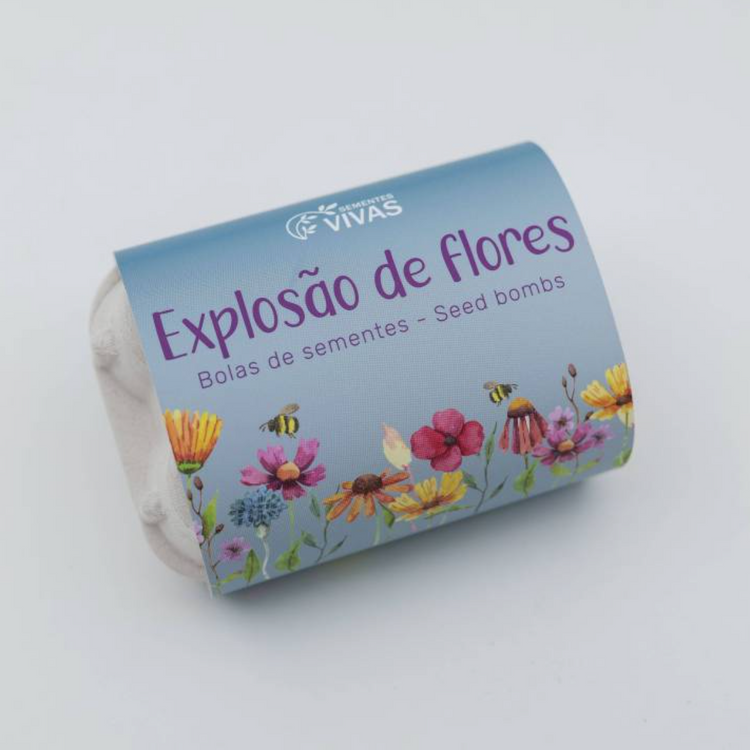Bolas de Sementes Explosão de Flores (caixa de 6) BIO