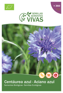 Blue Cornflower Seeds - BIOlogical