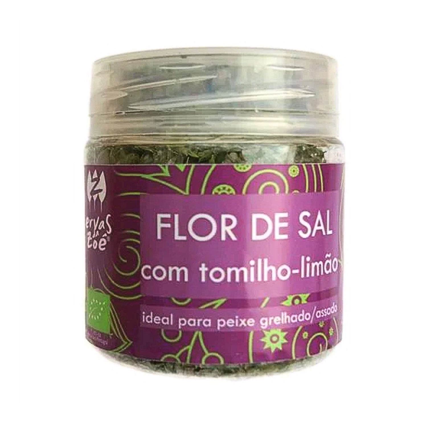 Flor de Sal com Tomilho-limão - Ervas da Zoe - BIOlógico