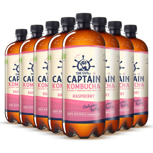 Kombucha Zero de Frambuesa Orgánica - 1 lt 