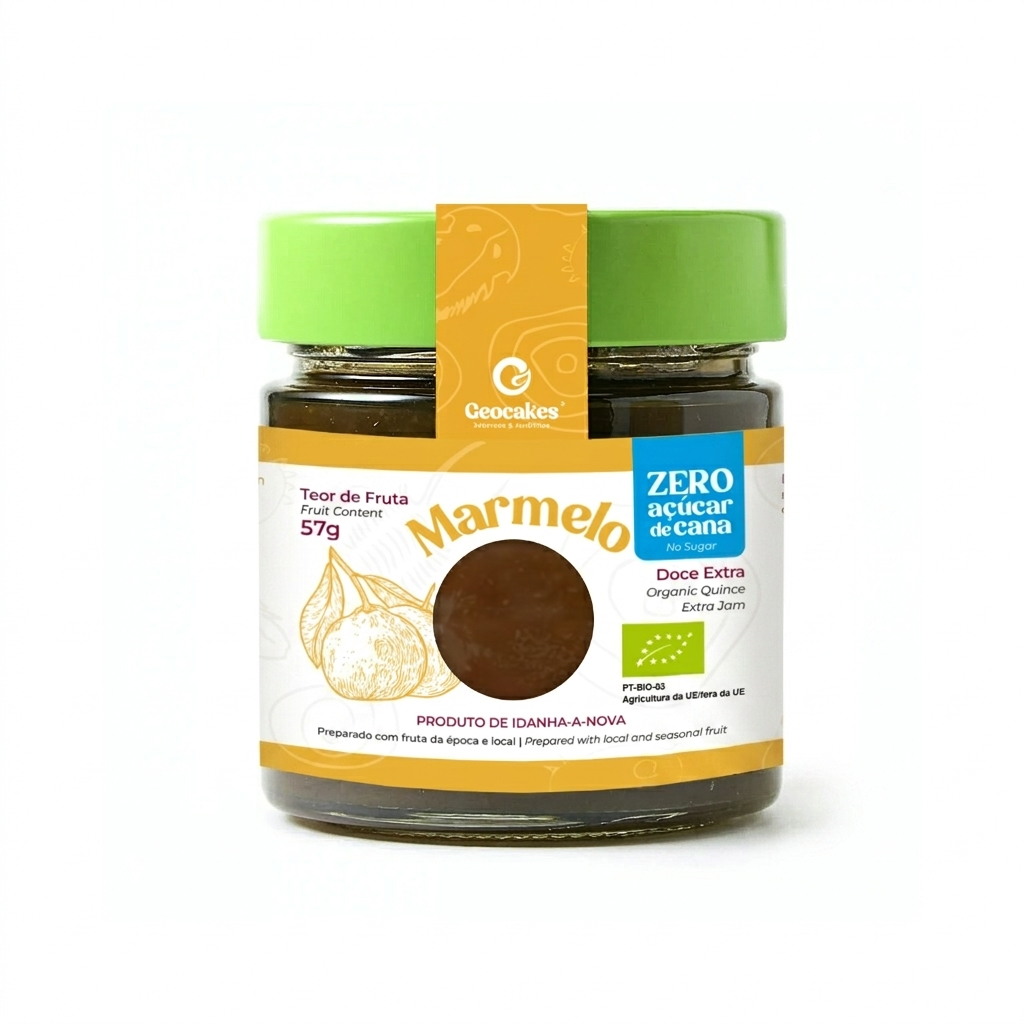 Mermelada Extra Ecológica de Membrillo, Sin Azúcar | Geocakes