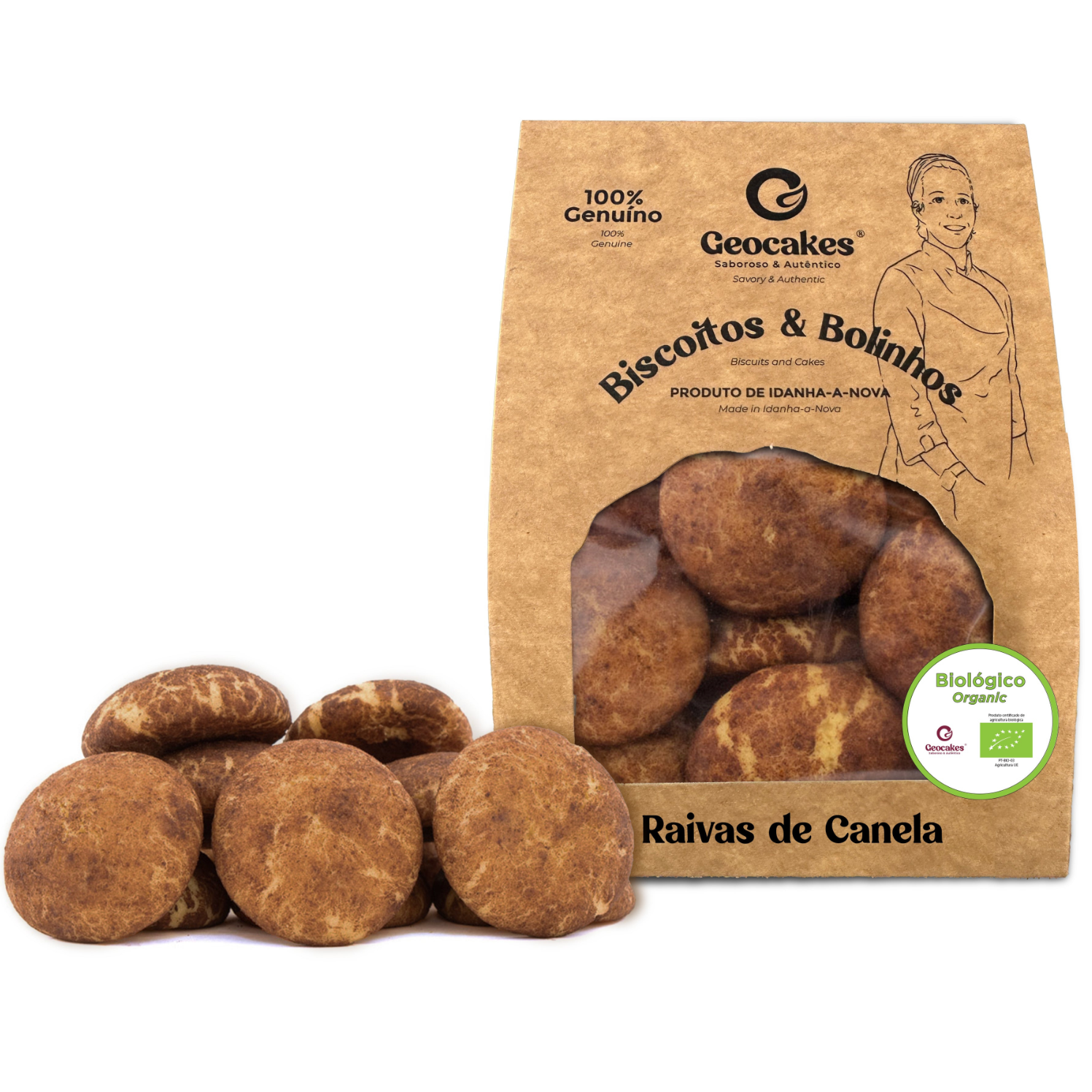 Raivas de Canela Biológicas da Beira Baixa - Biscoitos Artesanais | Geocakes