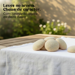 Areias Biológicas Geocakes com laranja biológica da Beira Baixa