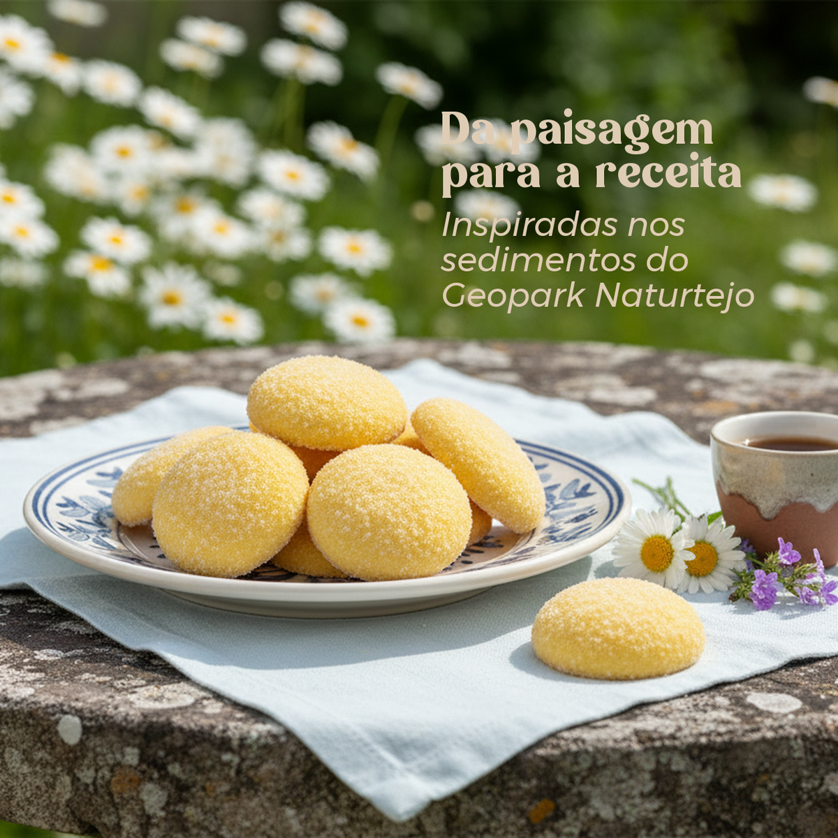 Areias Geocakes — inspiradas na paisagem do Geopark Naturtejo