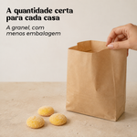 Areias Geocakes a granel — a quantidade certa com menos embalagem