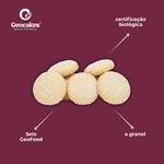 Areias Biológicas Geocakes — características: certificação biológica, venda a granel, selo GeoFood
