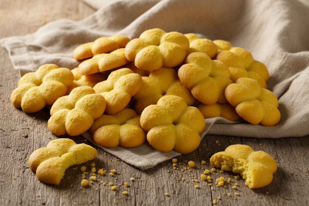 Biscoitos de Limão — Versão Rústica com foto original