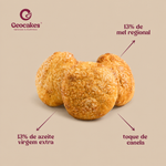 Broas de Mel Biológicas Geocakes — 13% de mel regional, 13% de azeite virgem extra e toque de canela