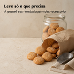 Broas de Mel Geocakes vendidas a granel, sem embalagem desnecessária