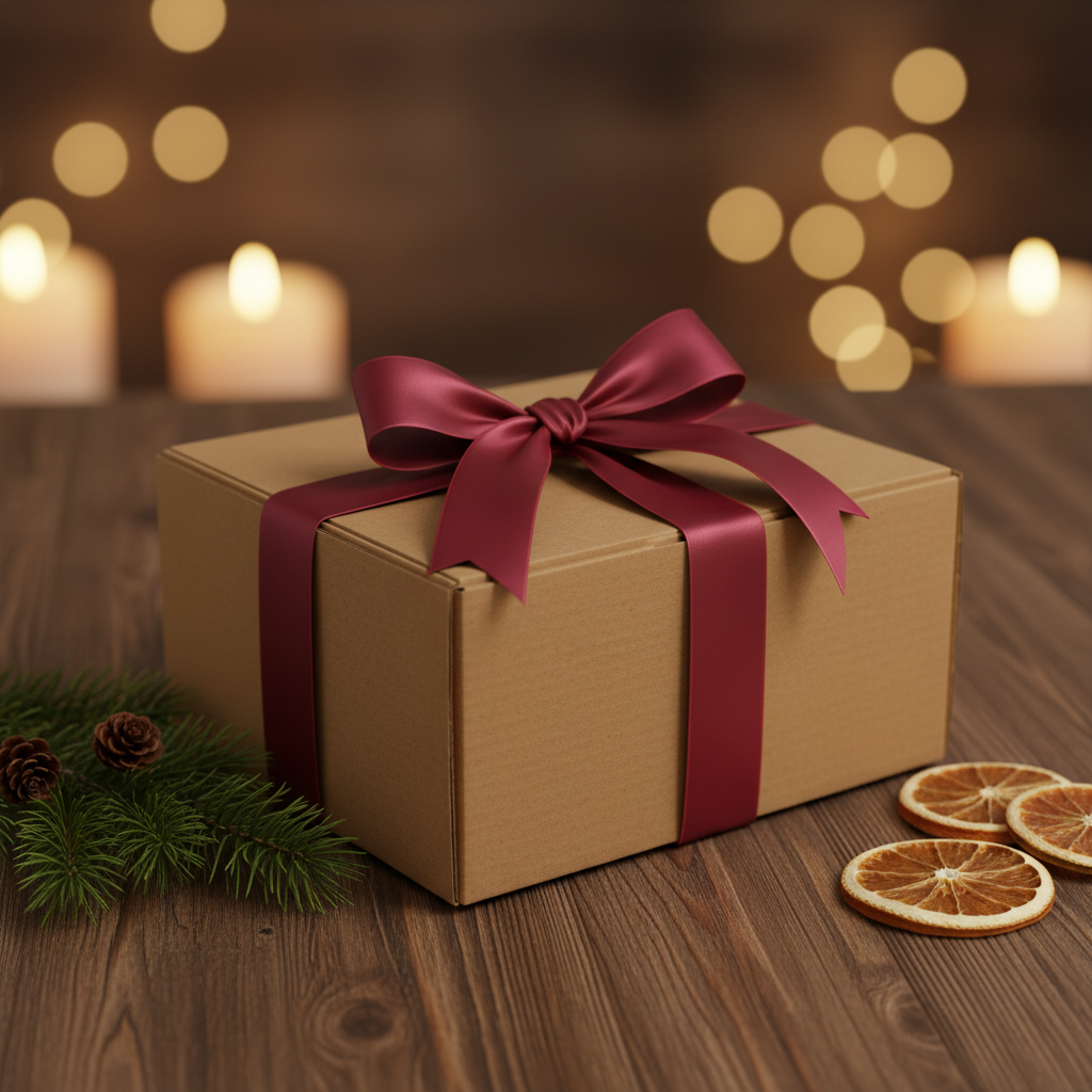 Caixa Kraft — Lifestyle Natal com Laço