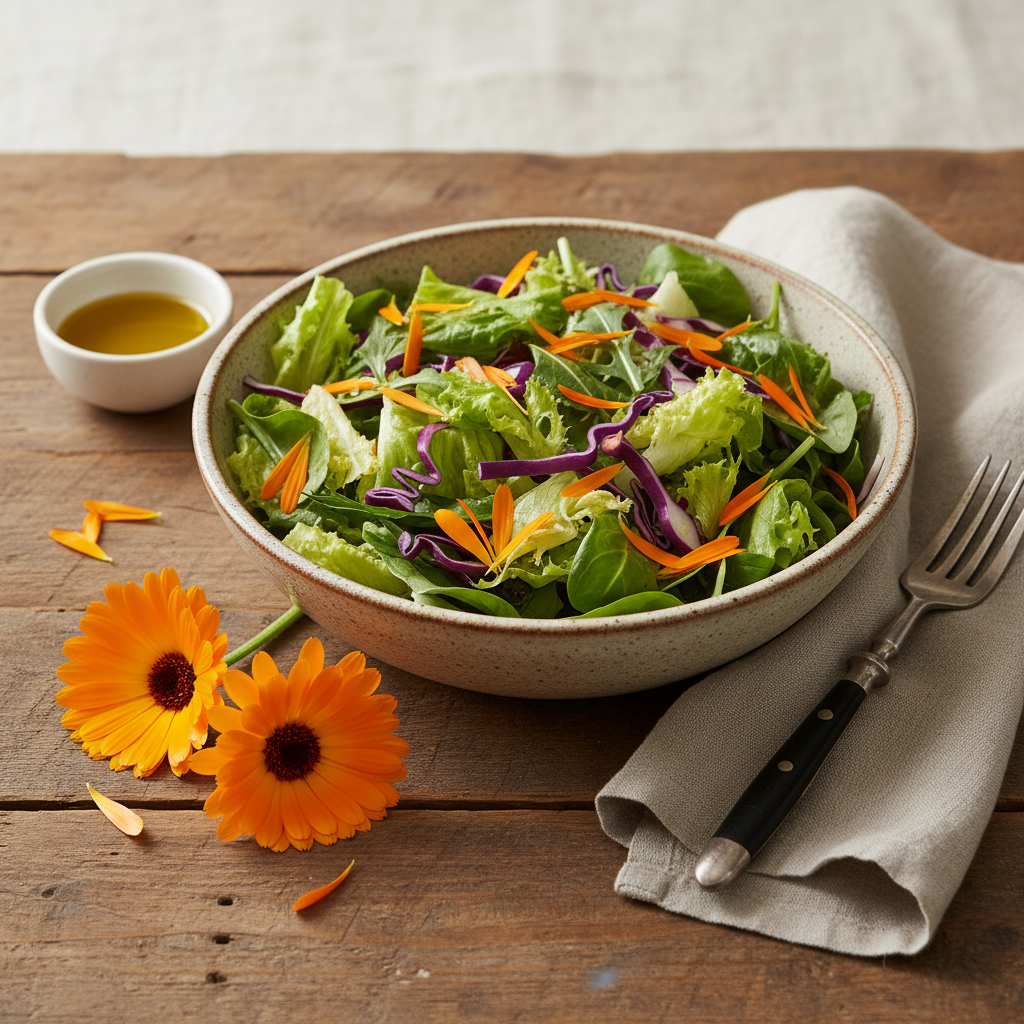Calendula Gourmet Salad Lifestyle