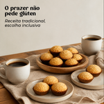 Coquinhos sem Glúten a Granel Geocakes numa mesa de café para partilhar