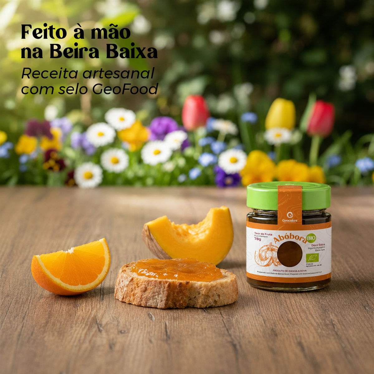 Doce Extra de Abóbora Biológico — feito à mão na Beira Baixa