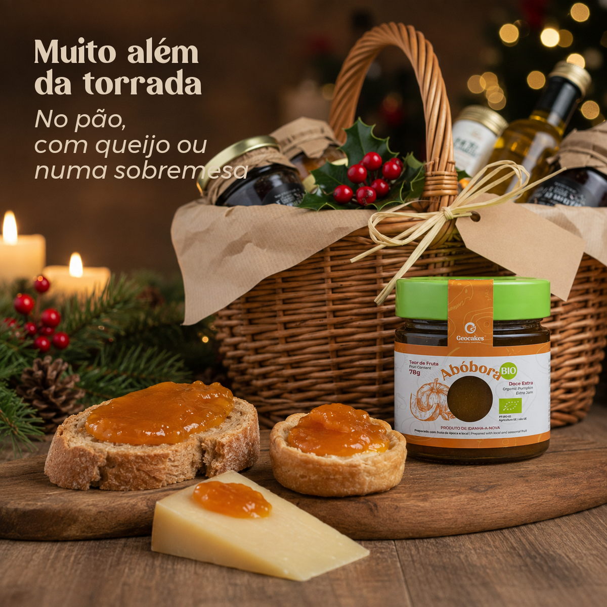 Doce Extra de Abóbora Biológico — muito além da torrada