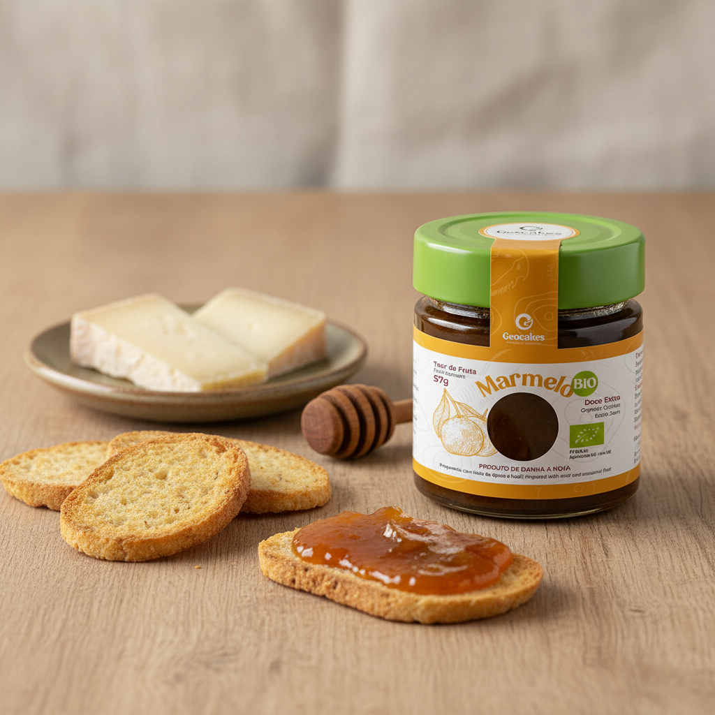 Doce de Marmelo BIO – Lifestyle com Tostas e Queijos