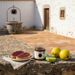 Doce de Marmelo Geocakes — Versão Verão em Pátio Rústico