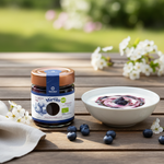 Doce de Mirtilo BIO – Pequeno Almoço Primaveril com Iogurte