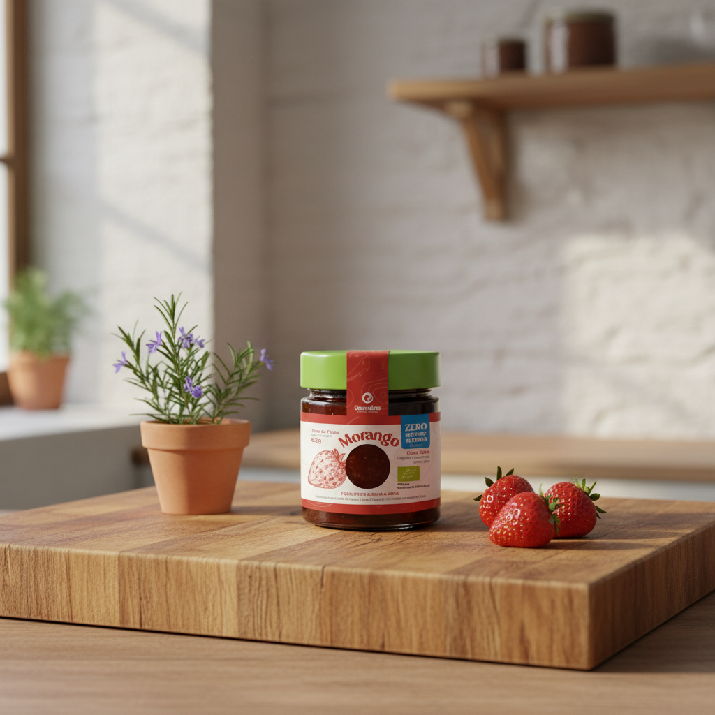 Doce de Morango BIO — Lifestyle Tapado, Cozinha Rústica Primaveril
