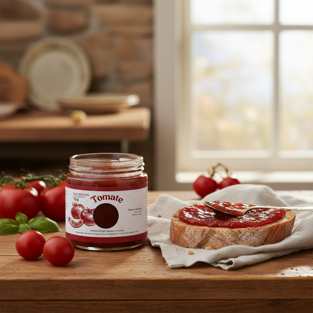Doce de Tomate Geocakes — Interior Rústico