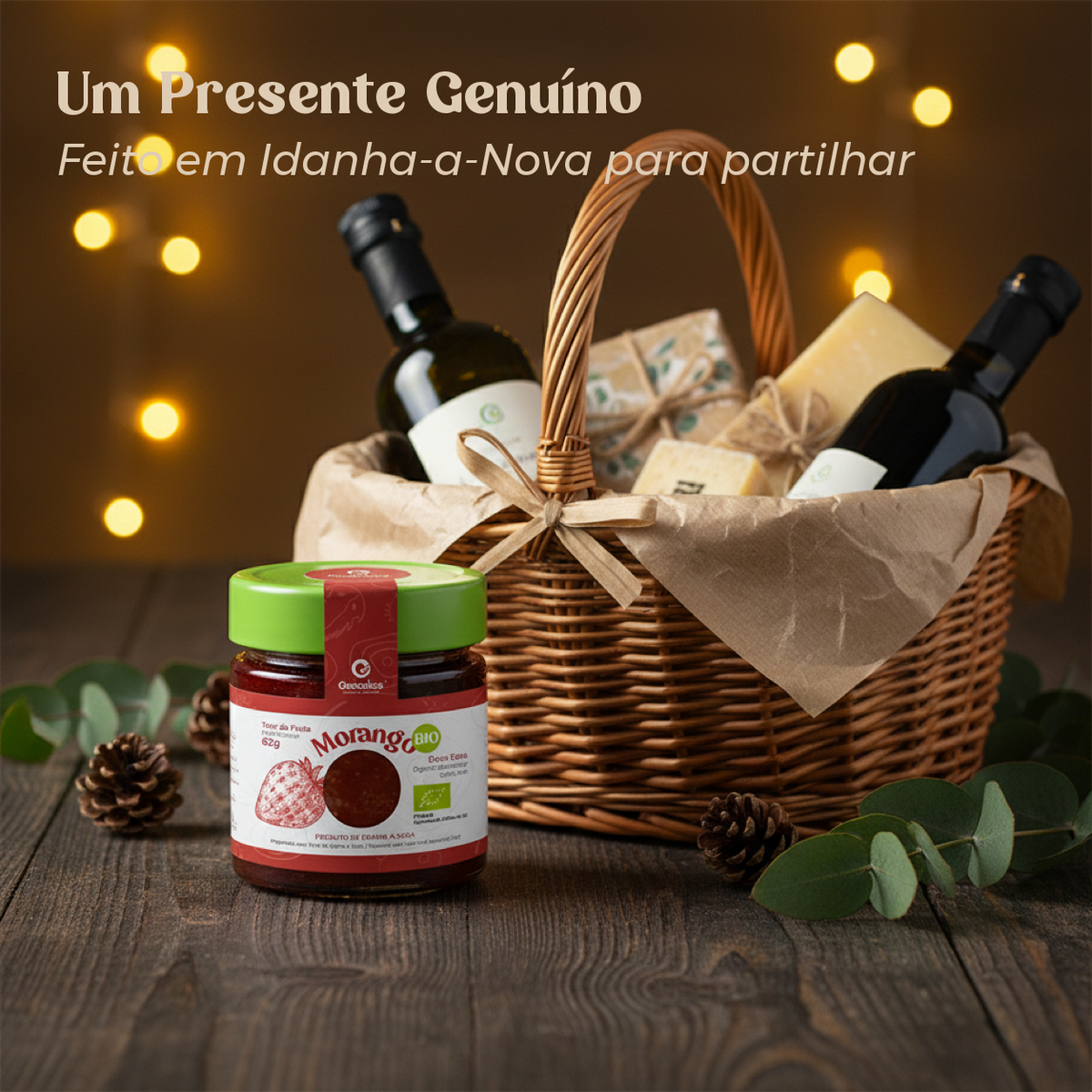 Doce Extra de Morango Biológico Geocakes — presente genuíno feito em Idanha-a-Nova para partilhar