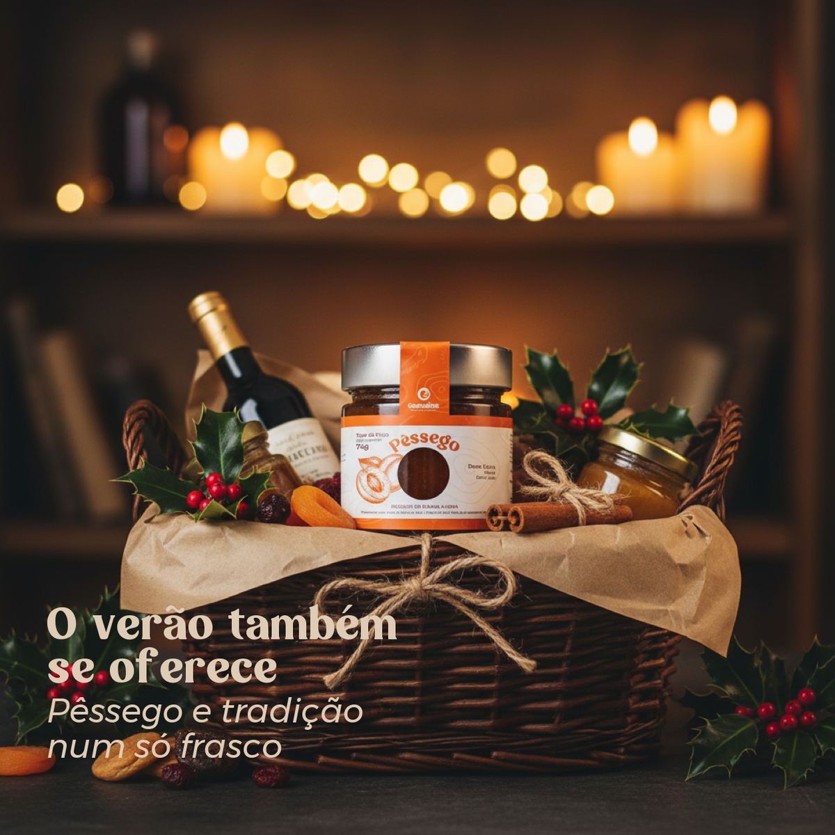 Doce Extra de Pêssego Artesanal — o verão também se oferece