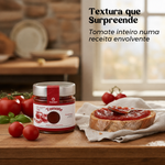 Doce Extra de Tomate Geocakes com textura envolvente servido sobre pão