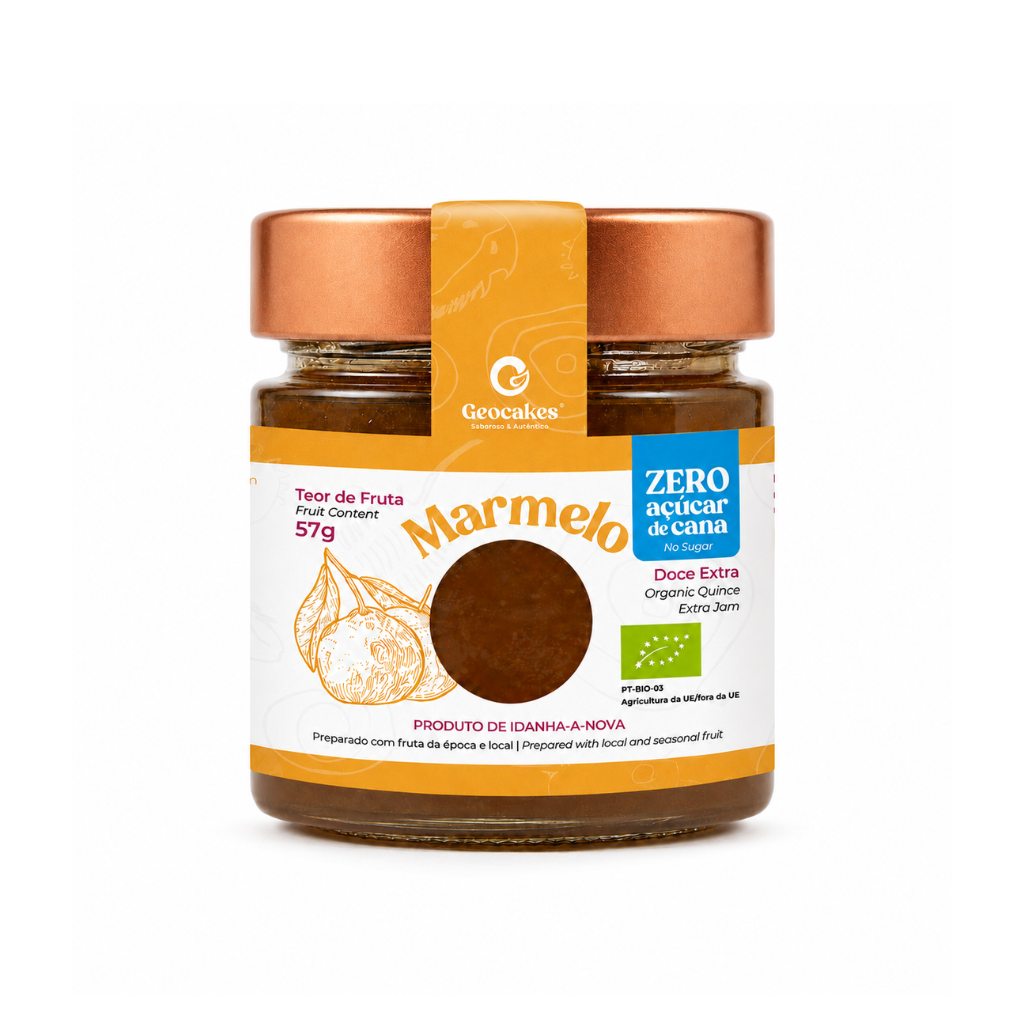 Doce Extra de Marmelo Biológico, Sem Açúcar | Geocakes