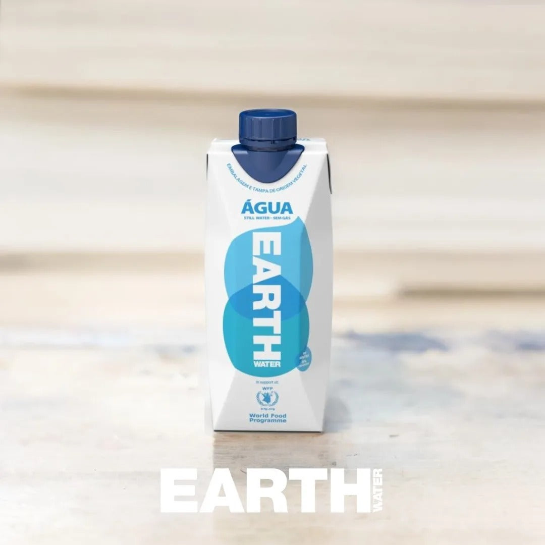 Earth Water Tetrapack 500ml - frente da embalagem Tetra Pak
