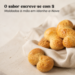 Esses d'Idanha Biológicos Geocakes moldados à mão em forma de S