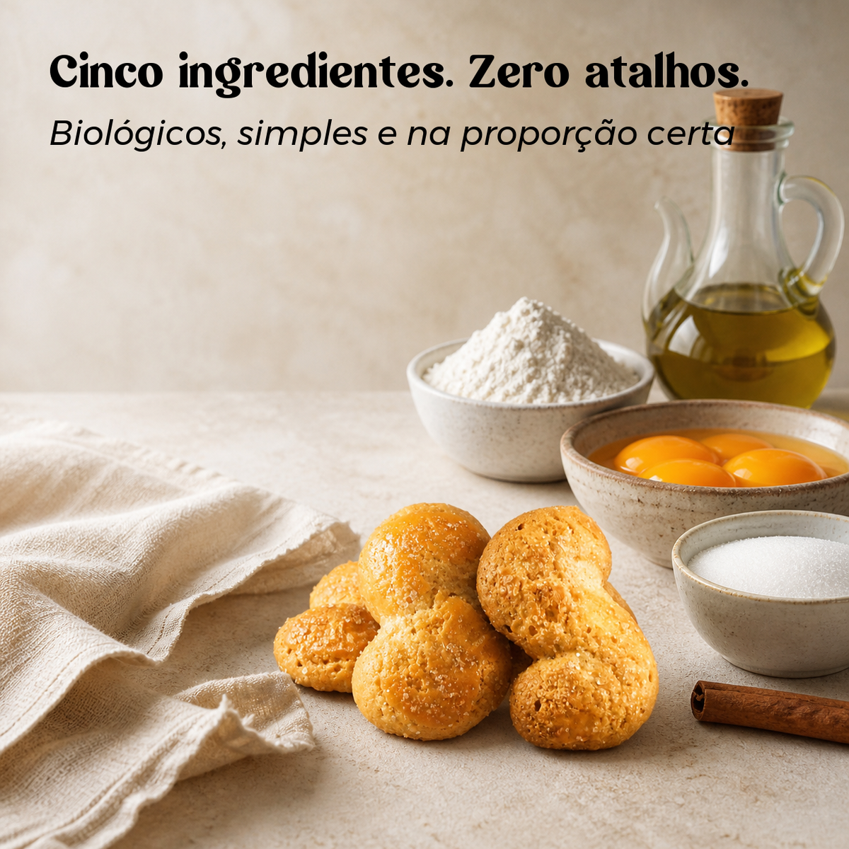 Esses d'Idanha Biológicos Geocakes com cinco ingredientes biológicos