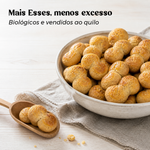 Esses d'Idanha Biológicos Geocakes vendidos a granel ao quilo
