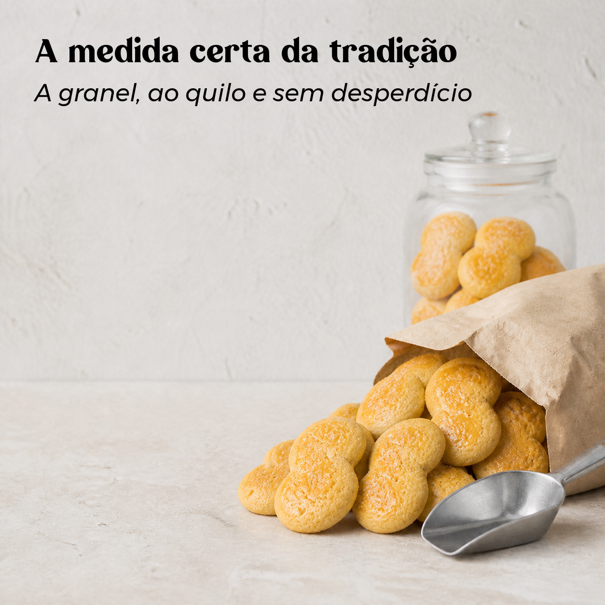 Esses d'Idanha Geocakes vendidos a granel, ao quilo e sem desperdício