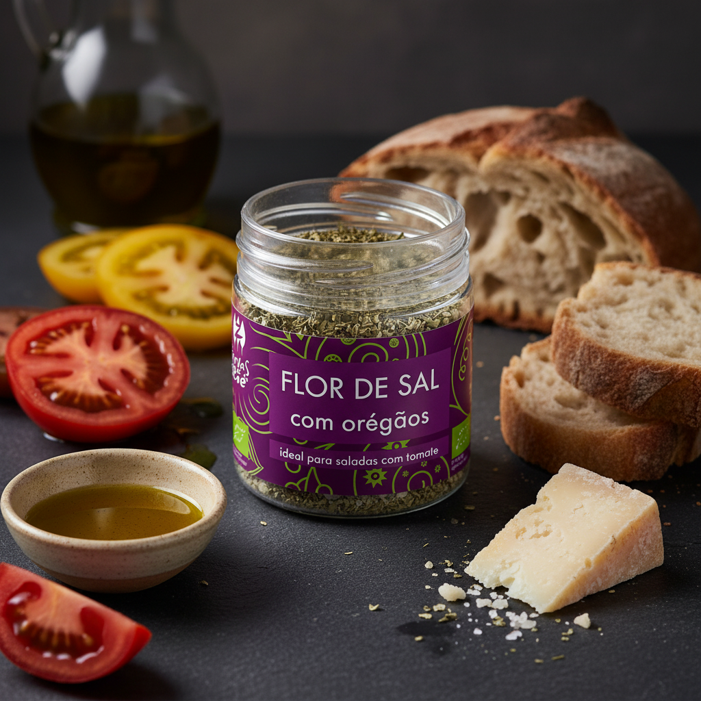 Flor de Sal com Orégãos — Gourmet com Tomate