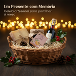 Geleia de marmelo biológica Geocakes num cabaz de oferta