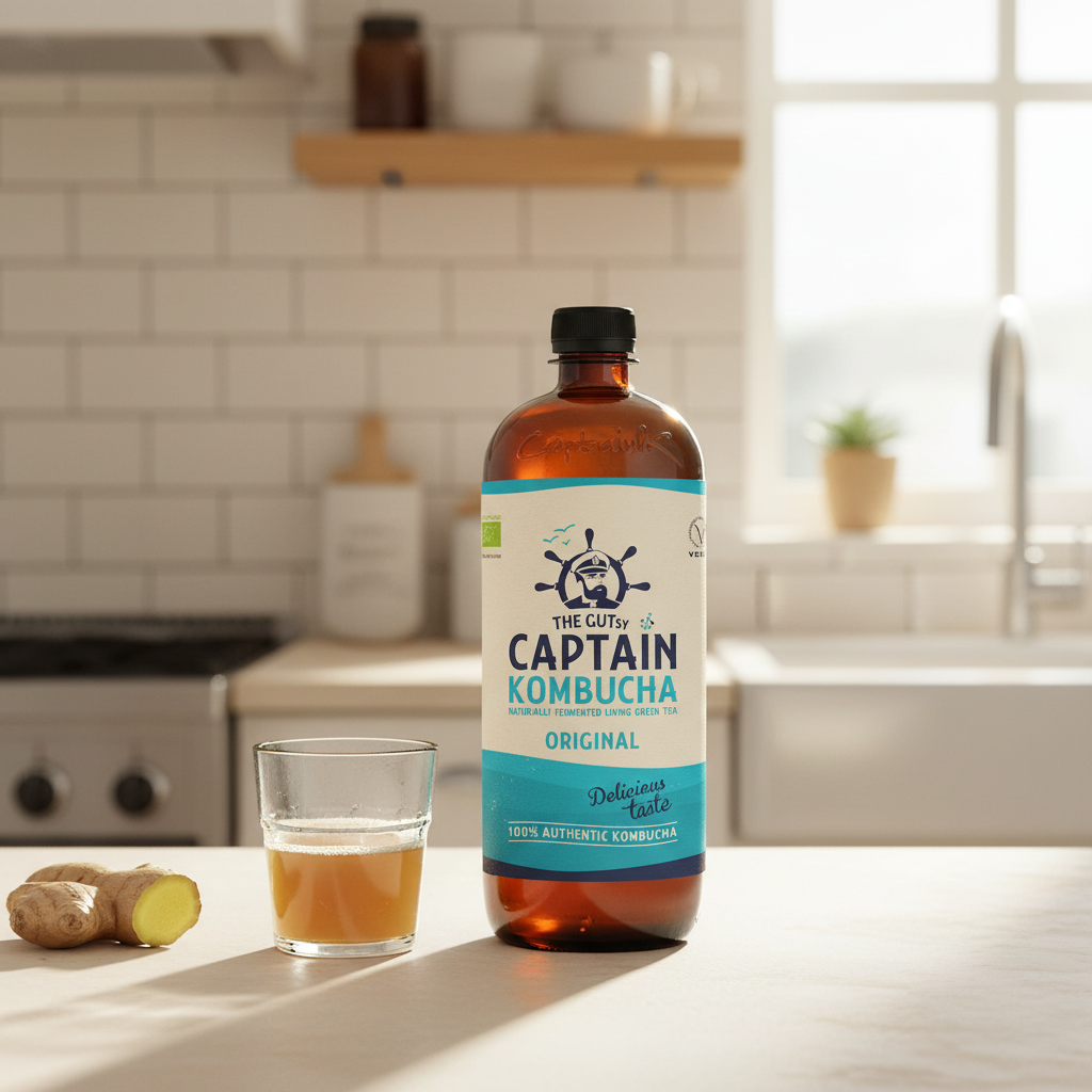 GUTsy Captain Kombucha Original — Lifestyle