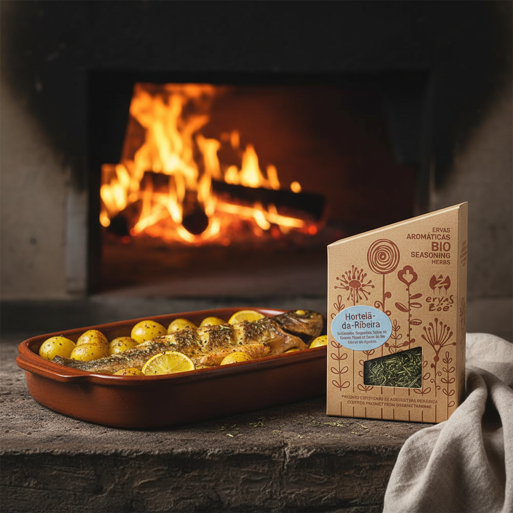 Hortelã-da-Ribeira – Forno de Lenha com embalagem original