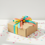 Kraft Mailer Box — Aniversário Colorido