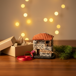 Mini Casa em Pedra — Oferta de Natal