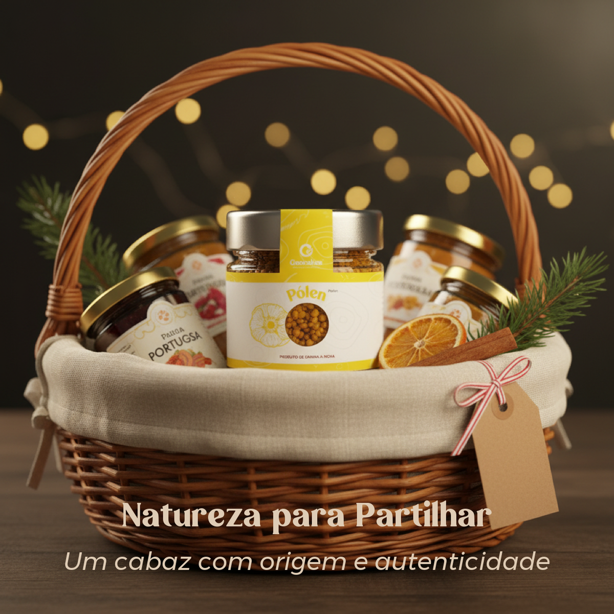Pólen de Abelha Artesanal Geocakes — cabaz com origem e autenticidade para partilhar