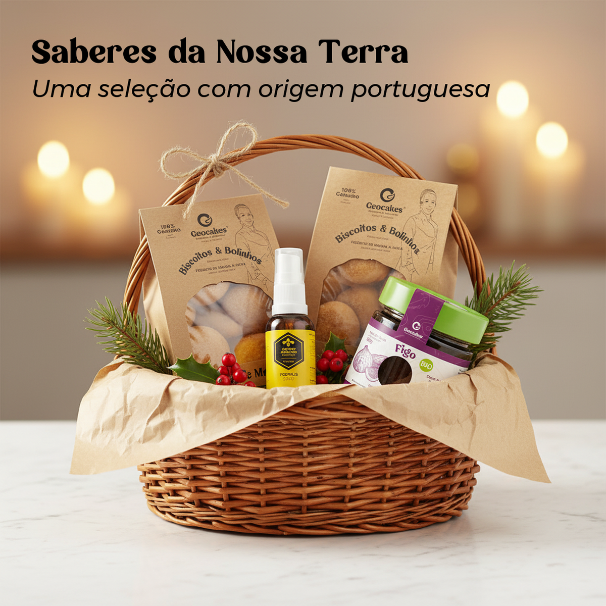 Própolis em spray Bruno Anselmo integrado num cabaz de produtos portugueses